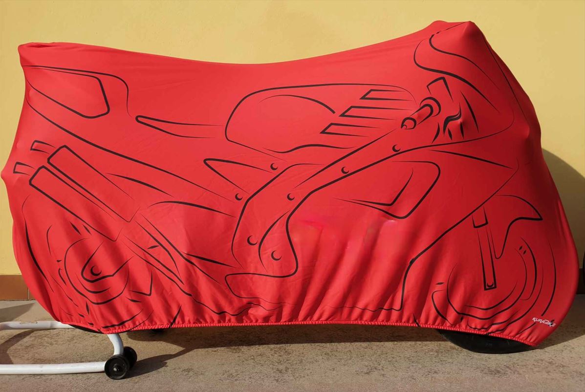 Richbrook Super Soft Stretchy Motorcycle Cover – Indoor, Breathable, UV Resistant – Fits All Aprilia